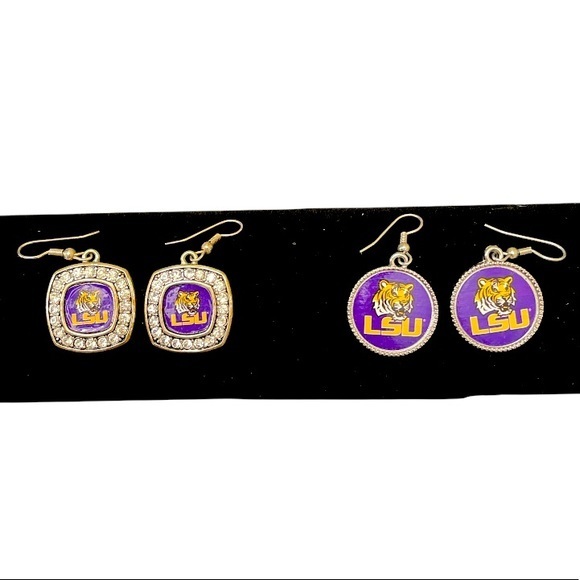 LSU Tigers Earring Set - Picture 1 of 3